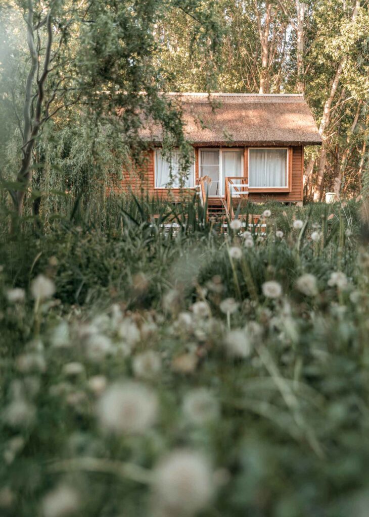 Unique accommodation in Romania: bungalows by the water at Zaga Zaga